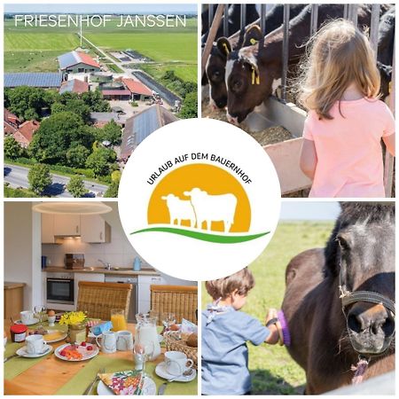 Appartamento Friesenhof Janssen - Urlaub Auf Dem Bauernhof Neuharlingersiel Esterno foto